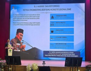 Menteri Koordinator Bidang Hukum, Hak Asasi Manusia, Imigrasi, dan Pemasyarakatan Republik Indonesia, Prof. Dr. Yusril Ihza Mahendra, mengatakan Indonesia membutuhkan perpaduan antara kekuatan etika, ilmu pengetahuan, dan teknologi untuk membangun masa depan bangsa.